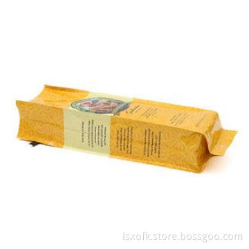 Side Gusset Pouch With Tin Tie Attached And Degassing Valve